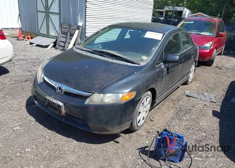 2008 Honda Civic Lx z USA, uszkodzony, nr VIN 1HGFA16568L003867
